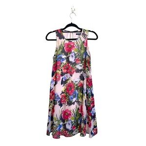 Tommy Hilfiger Multicolor Tropic Floral Print Knee-length Shift Dress 6 Women’s
